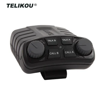 TELIKOU BK-102| Intercom Sistēma Dual Channel Vadu Jostas Pack Full-Duplex Walkie Talkie Filmu TV Posmā Clearcom